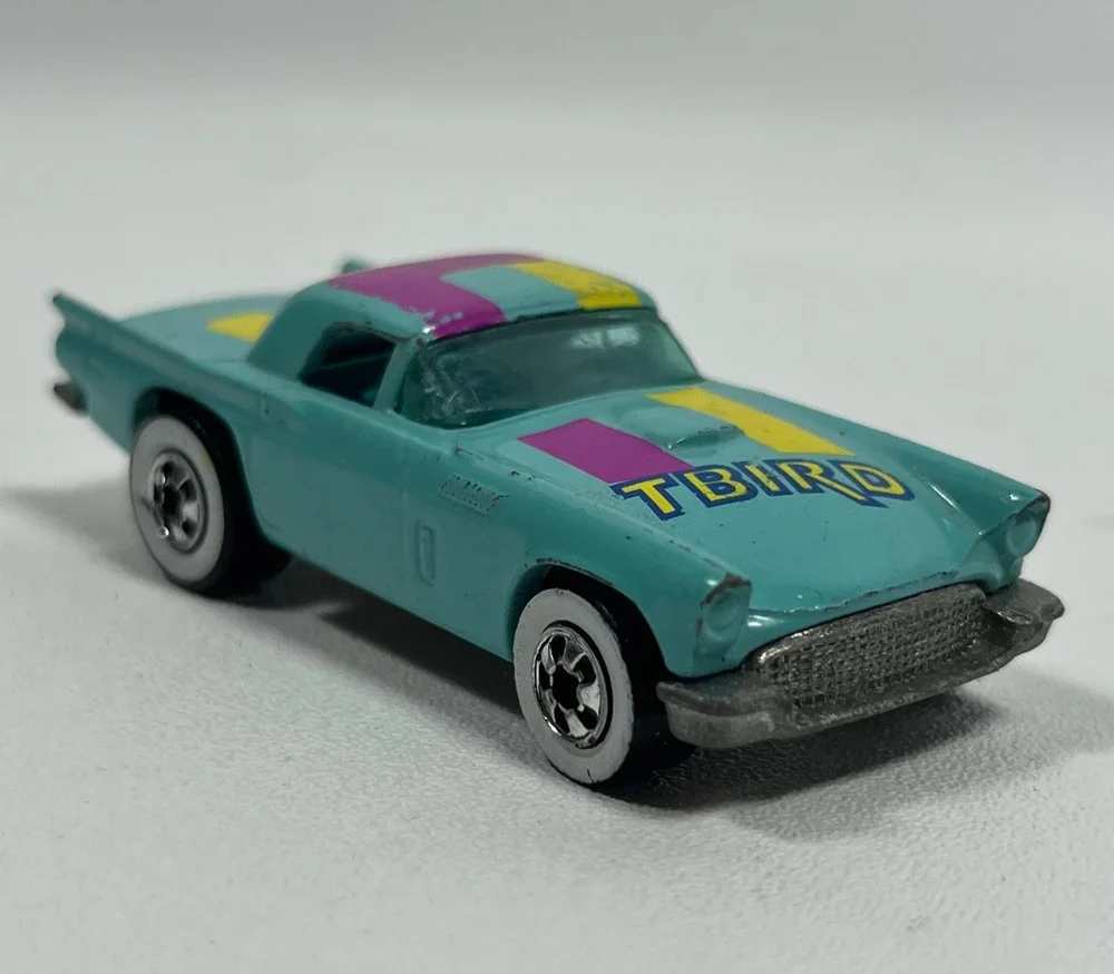 HOT WHEELS 57 Thunderbird T-Bird 1977 Diecast Car Teal VTG